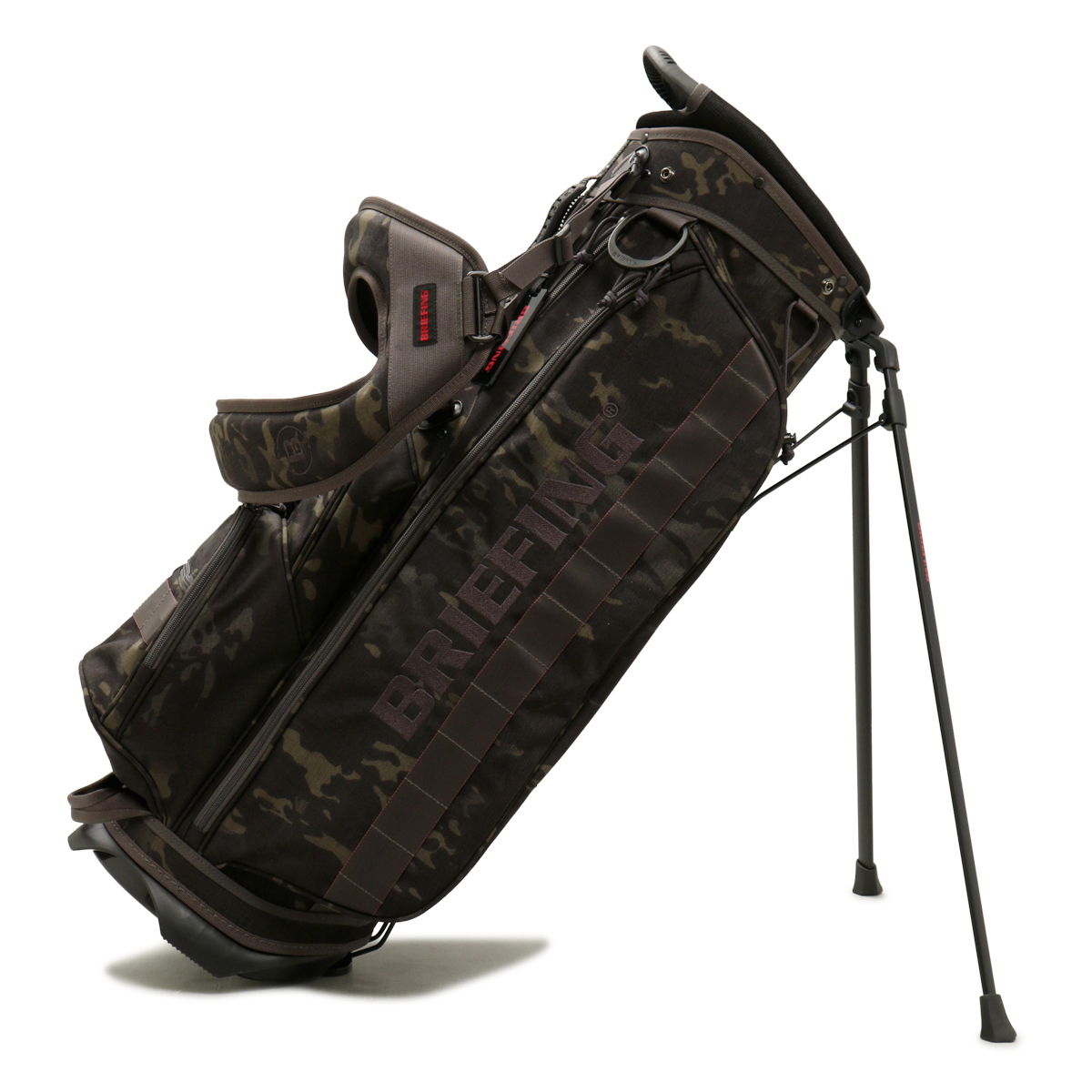  regular goods Briefing Golf caddy bag stand type 9.5 type 4 division 3.75kg CR-4 #03 1000D BRG231D08 BRIEFING water-repellent 
