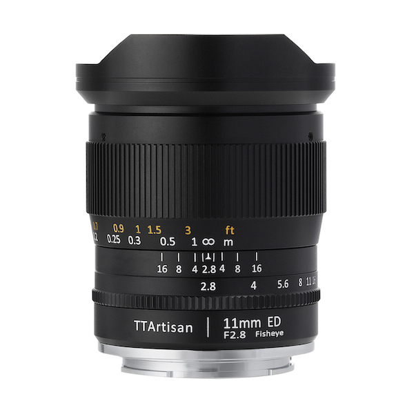 超美品 銘匠光学 TTArtisan 11mm F2 8 Fisheye (ソニーE用/フルサイズ
