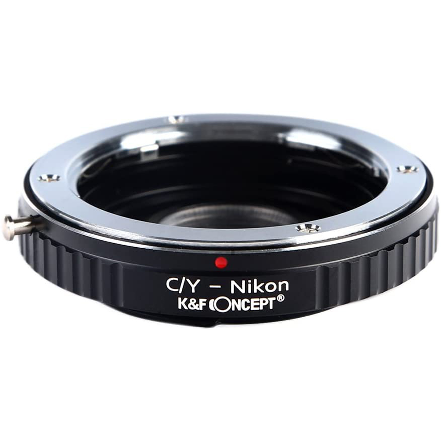 K＆F Concept マウントアダプター KF-CYF （レンズ側コンタックス・ヤシカ/ボディ側ニコンF）無限遠補正レンズ付の商品画像