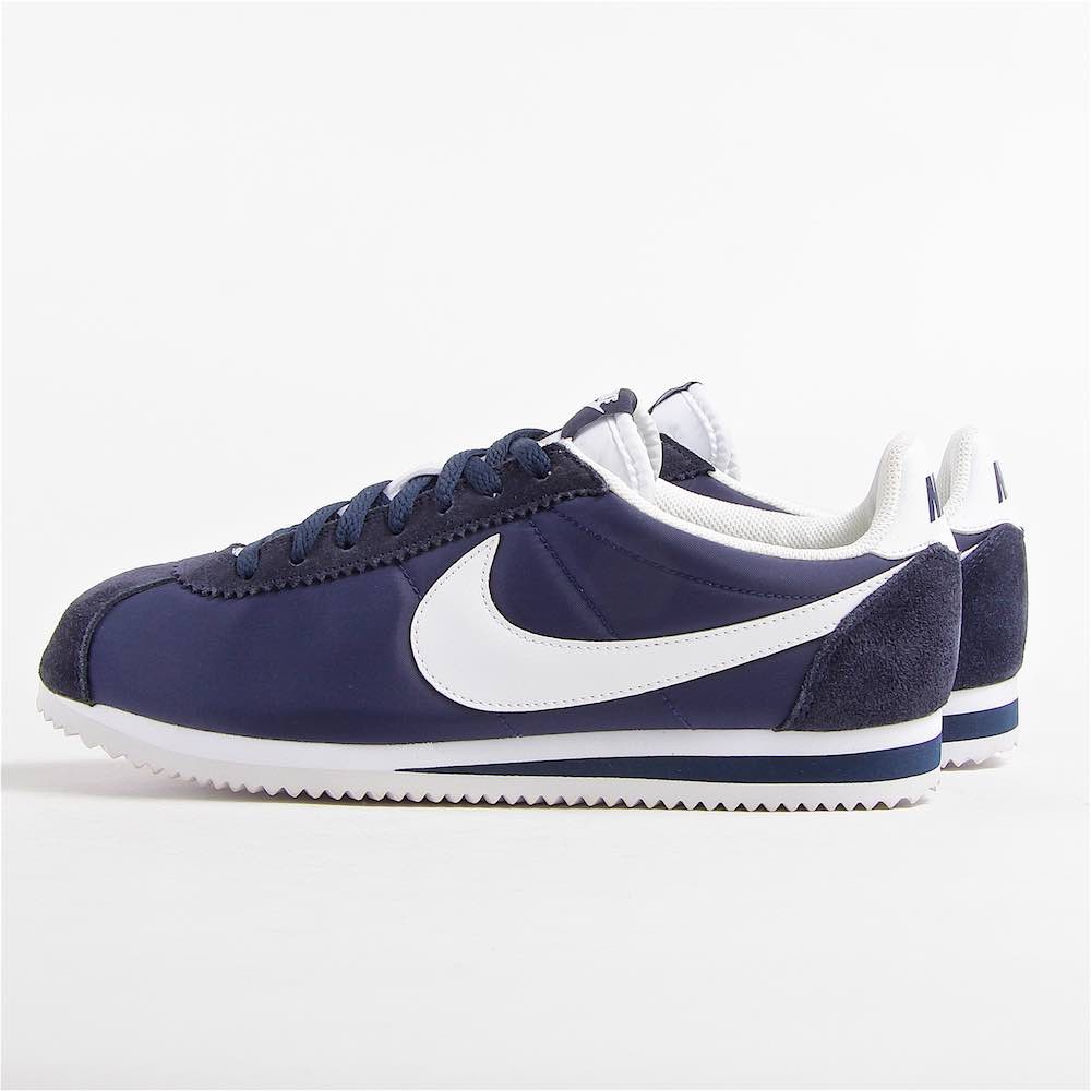 CLASSIC CORTEZ NYLON "OBSIDIAN" 807472-410 （オブシディアン/ホワイト）