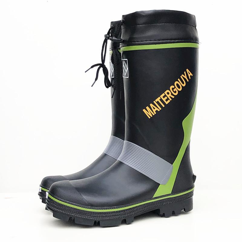  spike boots boots for man steel pin bottom rain shoes height tube rain boots rubber . slide outdoor fishing boots . fishing boots stylish snow boots rubber boots 