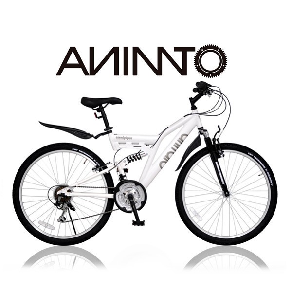 [ANIMATOani mart ] mountain bike SANDPIPER W suspension 26 -inch SHIMANO18 step shifting gears 