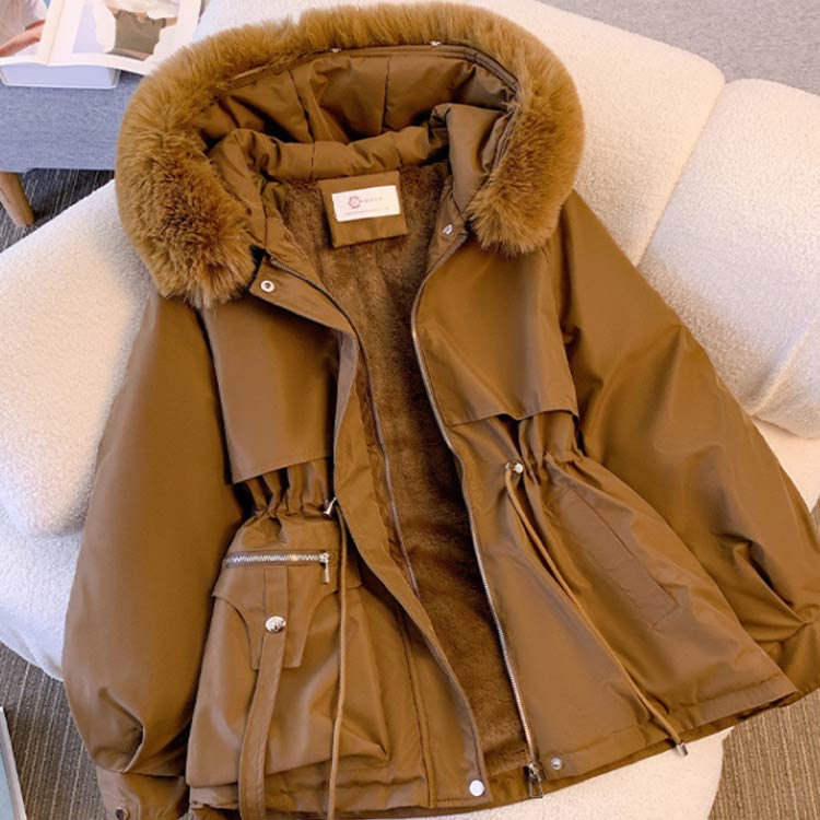  Mod's Coat длинное пальто Mod's Coat длинный удален возможность с мехом женский длинный боа обратная сторона боа женский пальто красивый . женский 