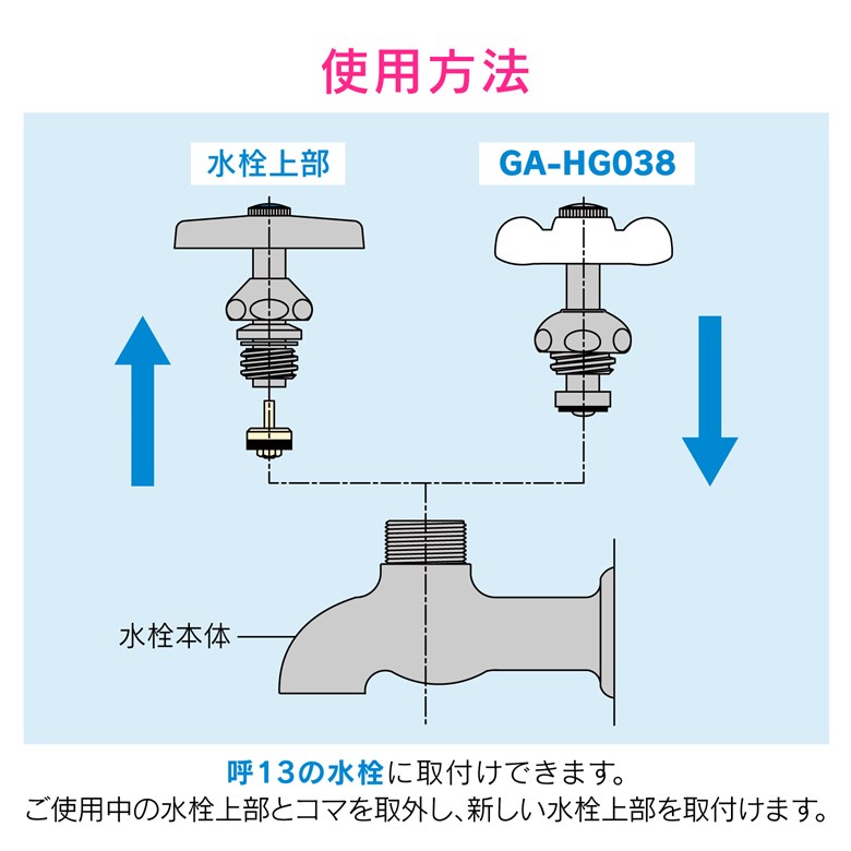 GAONAkak большой вентиль для верхняя часть фиксация koma GA-HG038