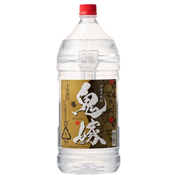 岩川醸造 芋焼酎 鬼嫁 25度 4L × 1本 ペットボトル 芋焼酎の商品画像