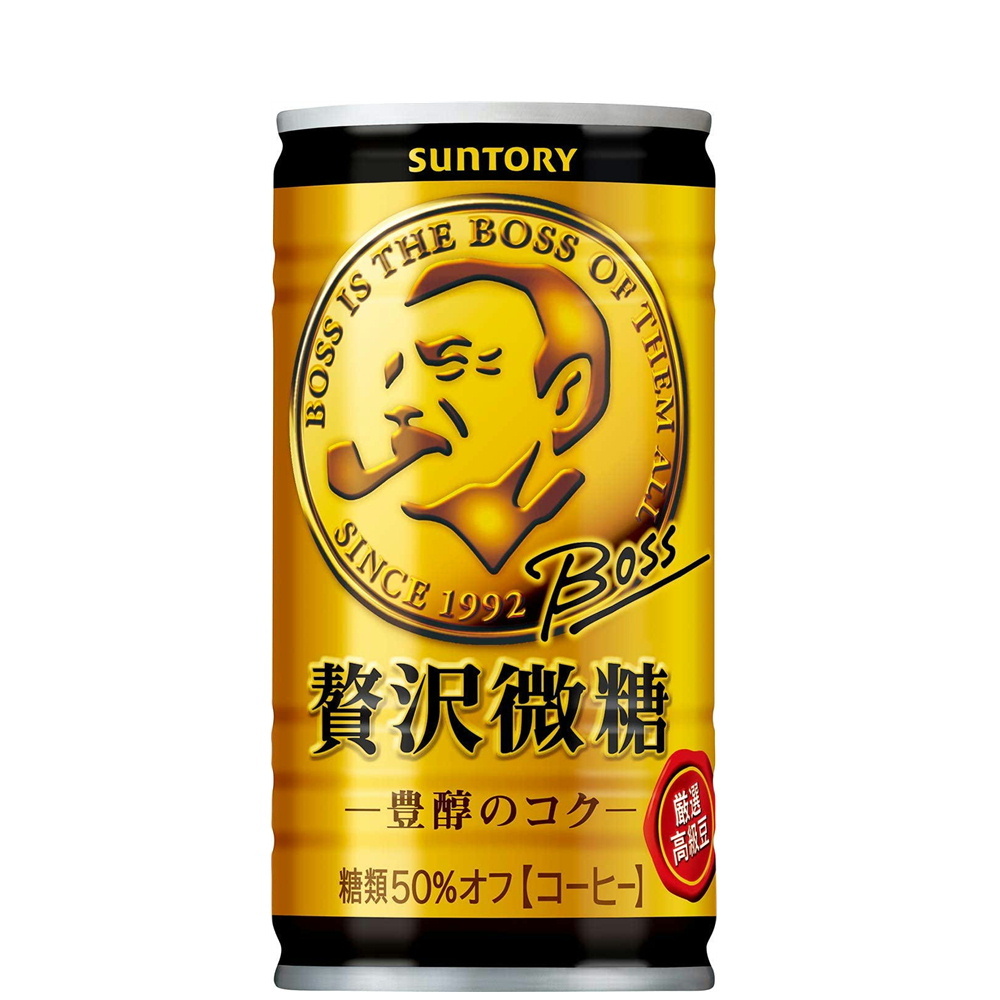 BOSS サントリー ボス 贅沢微糖 185g×1本 缶 缶コーヒー BOSS サントリー ボス 贅沢微糖 185g×1本 缶 缶コーヒー