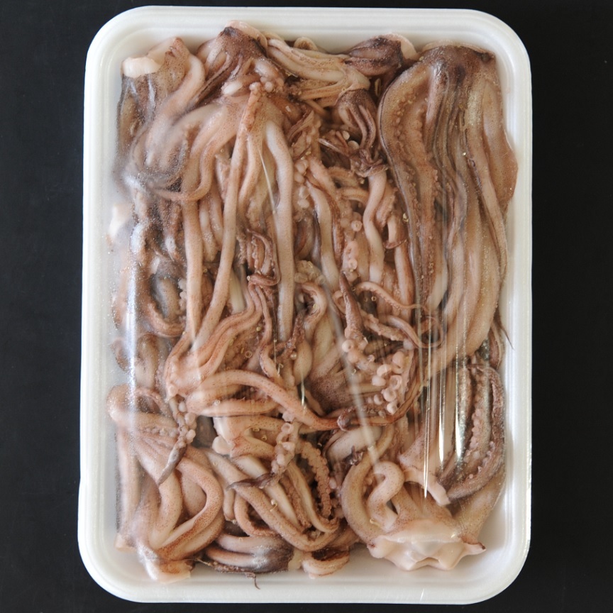  domestic production raw freezing Pacific flying squid geso under pair heating for 1kg X8 pack business use 1 settlement buy restriction 16kg please do it 