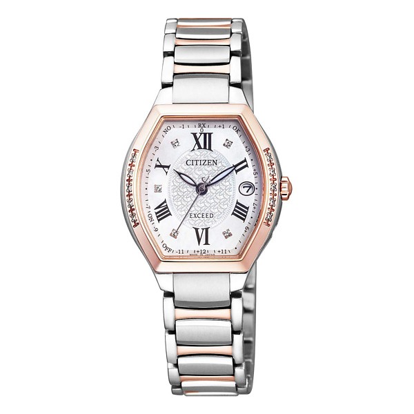 シチズン エクシード エコ・ドライブ電波時計 ティタニアライン