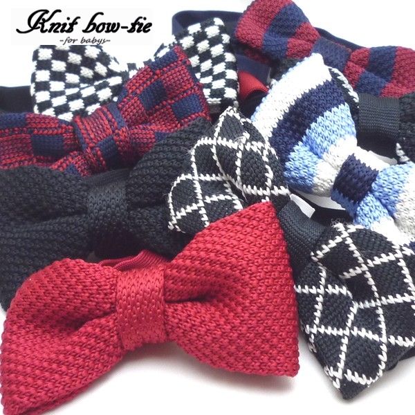 ベビー用ニット蝶ネクタイ