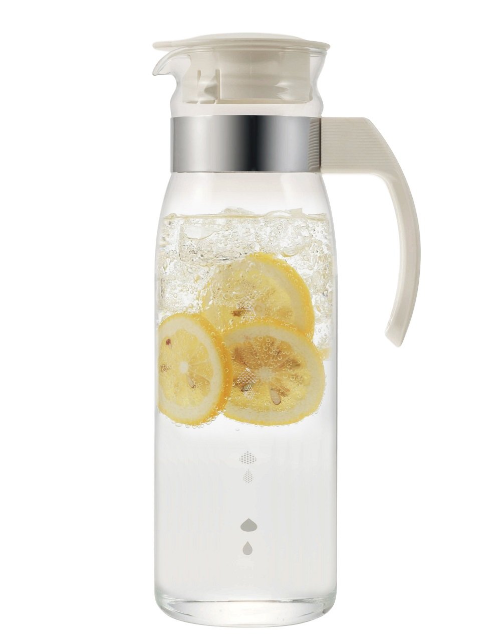 HARIO ハリオ 冷蔵庫ポットスリム N 1400ml RPLN-14-OW（オフホワイト）の商品画像