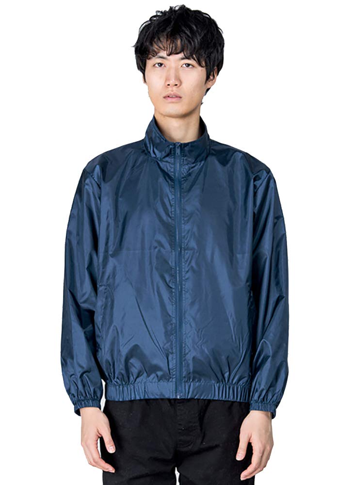 [ print Star ] outer Basic color blouson 00051-ET men's navy 3XL