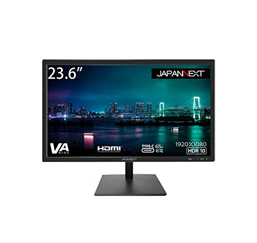 JAPANNEXT 23.6型 JN-V236FHDR-C65W JAPANNEXT JN-V236FHDR-C65W パソコン用ディスプレイ、モニター