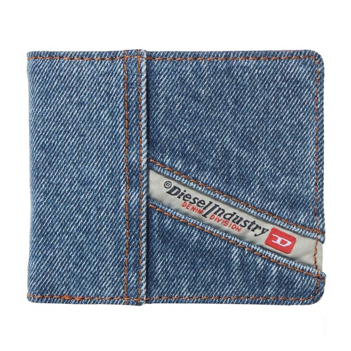 DIESEL DAVYS Hiresh S X08450P4493 （ブルー） メンズ二つ折り財布の商品画像