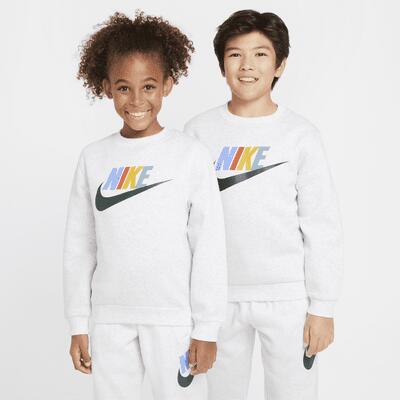 [ бесплатная доставка ] Nike NIKE Junior тренировочный футболка спортивная фуфайка обратная сторона ворсистый тренировочные брюки круглый вырез вырез лодочкой мужчина девочка ребенок FD2992 2412mm