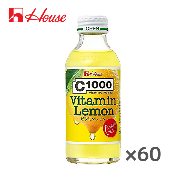 ハウスウェルネスフーズ C1000 ビタミンレモン 140ml×60本の商品画像