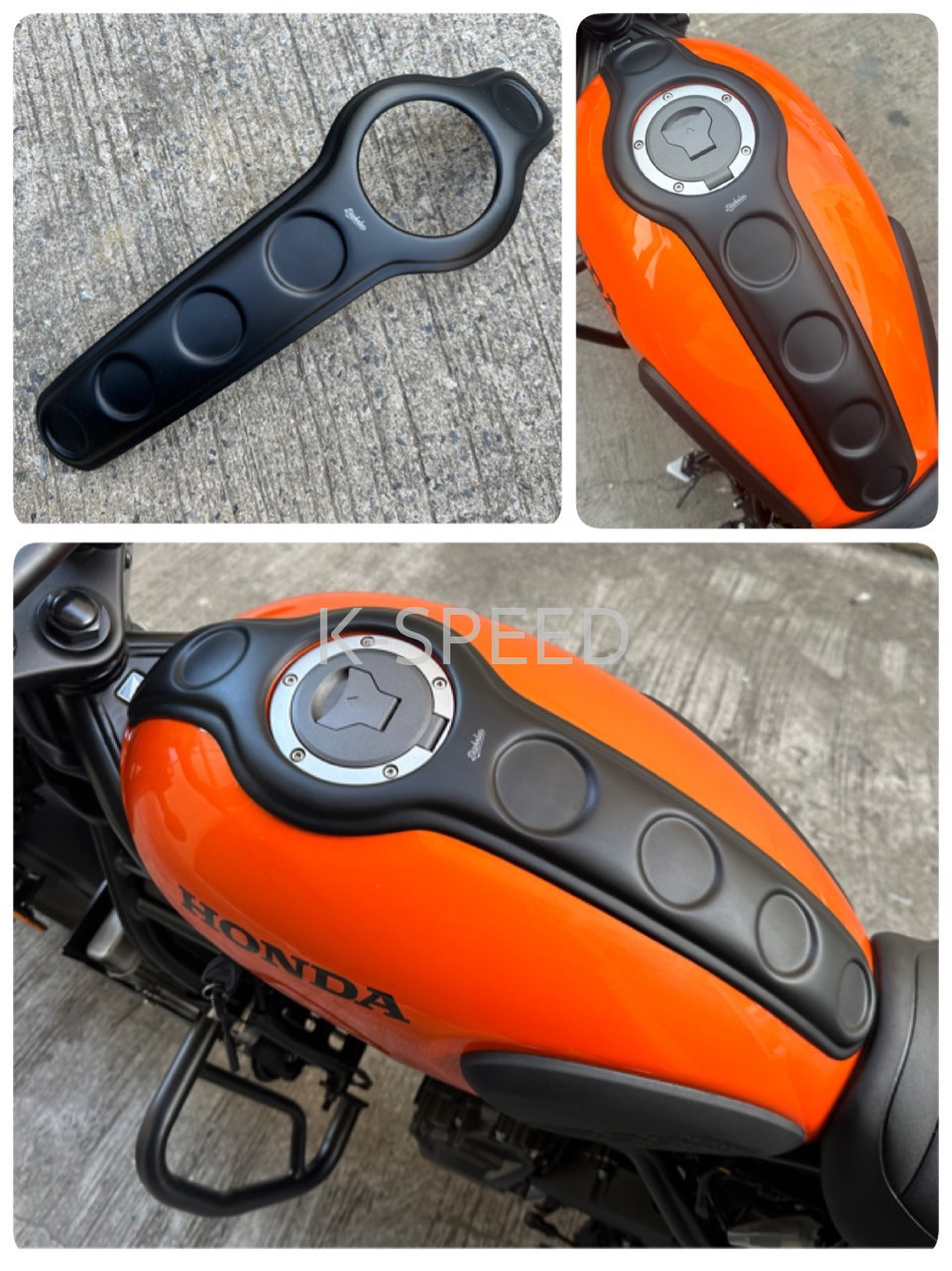 K-SPEED Diablo CL06 tank cover for CL 250, 300, 500 Honda Fuel Tank Cover Honda tanker custom 