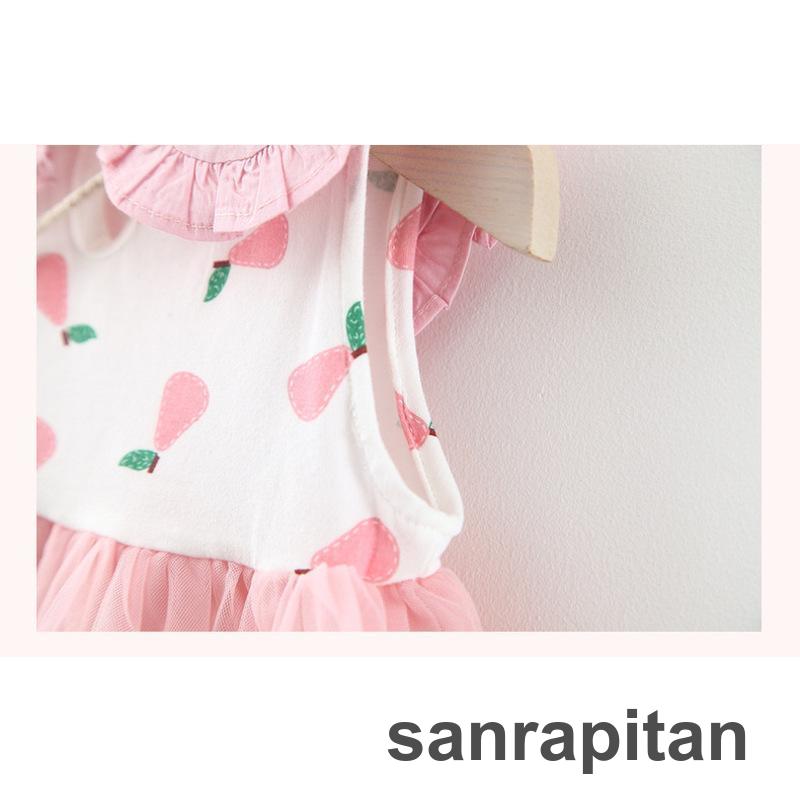  One-piece do King One-piece ребенок одежда девочка baby Kids летняя одежда сумка имеется безрукавка раунд шея chu-ru сетка симпатичный ...