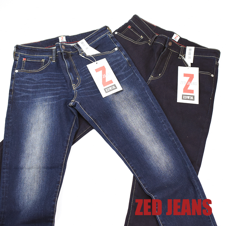 EDWIN Edwin ZED JEANS Z джинсы тонкий конический мужской стрейч Denim EZD02