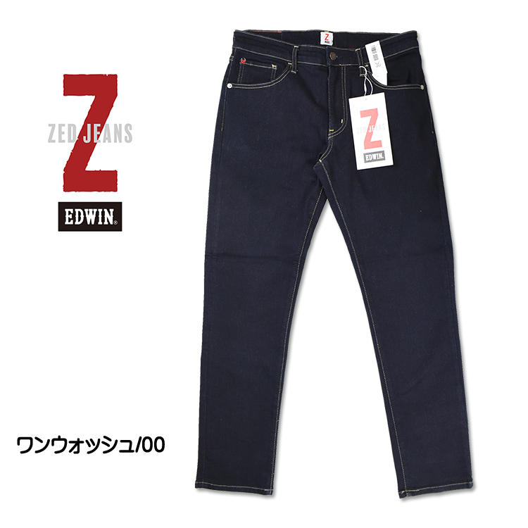 EDWIN Edwin ZED JEANS Z джинсы тонкий конический мужской стрейч Denim EZD02