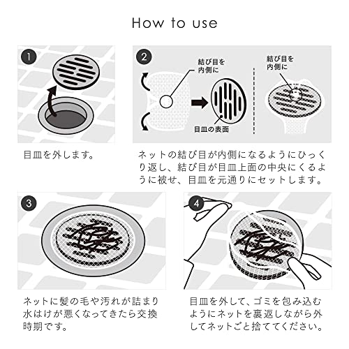  I media (Aimedia) drainage . net 150 sheets insertion anti-bacterial . combination bath drainage . cover drainage groove for cleaning bath. .. wool taking . net type 