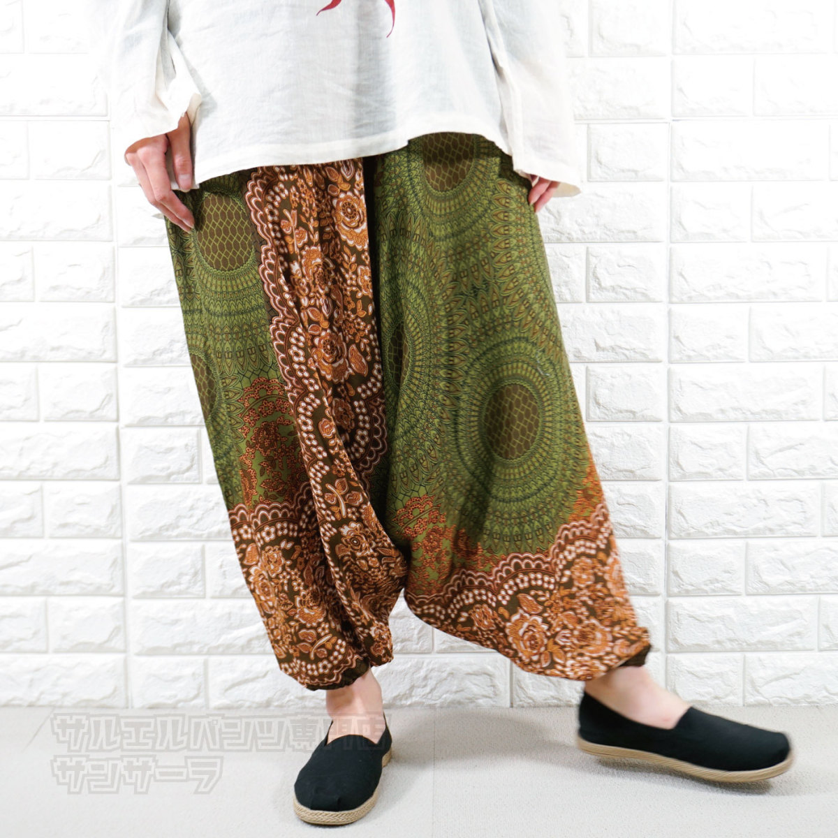  шаровары olientaru брюки Aladdin брюки женский искусственный шелк легкий брюки Thai брюки этнический мода весна лето осень раса 