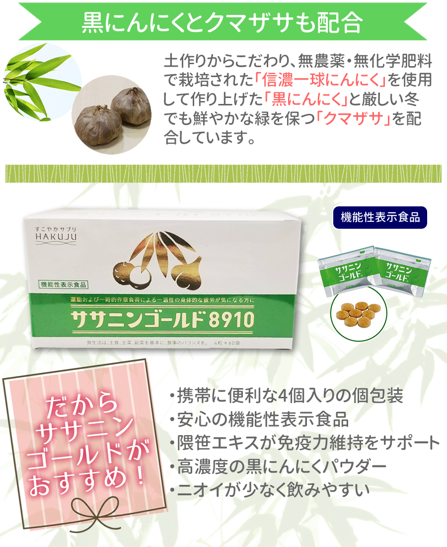 元気な毎日のためのサプリ