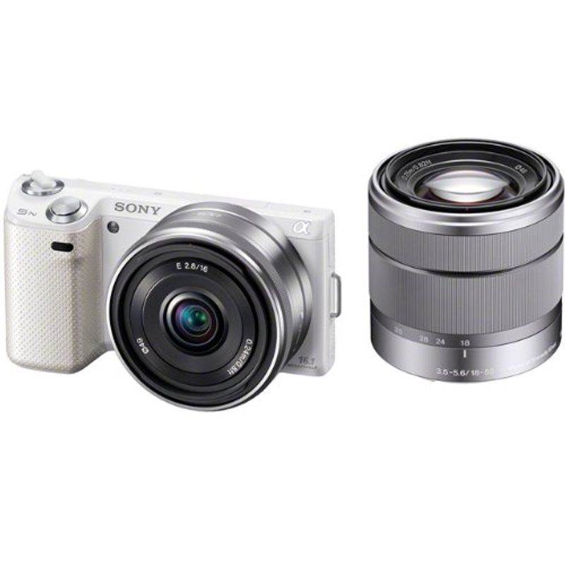 【動作確認済・美品】SONY NEX-5N ダブルレンズキット ホワイト ソニー アルファ NEX-5N ダブルレンズキット NEX-5ND（W）（ホワイト