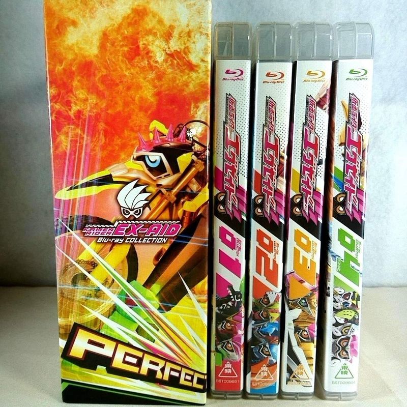  Kamen Rider Exe idoBlu-ray COLLECTION all 4 volume set the first times limitation version : the whole storage BOX attaching 