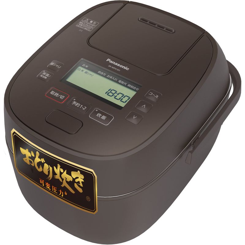 Panasonic Panasonic おどり炊き 可変圧力IHジャー炊飯器 SR-MPA101-T