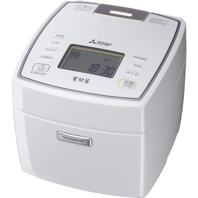 三菱電機 NJ-VEA10-W （ピュアホワイト） 炭炊釜 炊飯器本体 - 最安値 