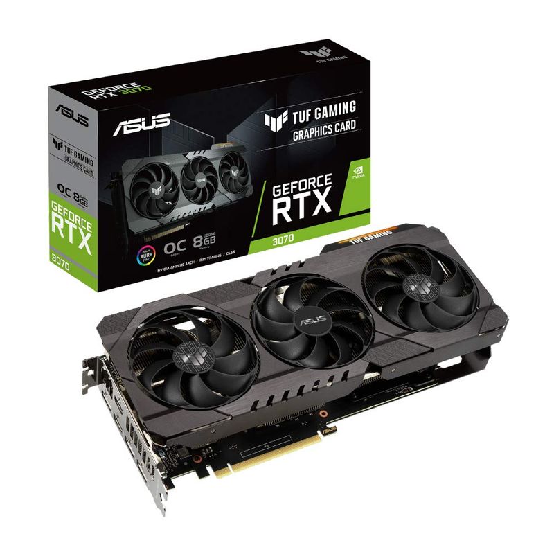 ASUS TUF-RTX3070-O8G-GAMING TUF Gaming グラフィックボード、ビデオ
