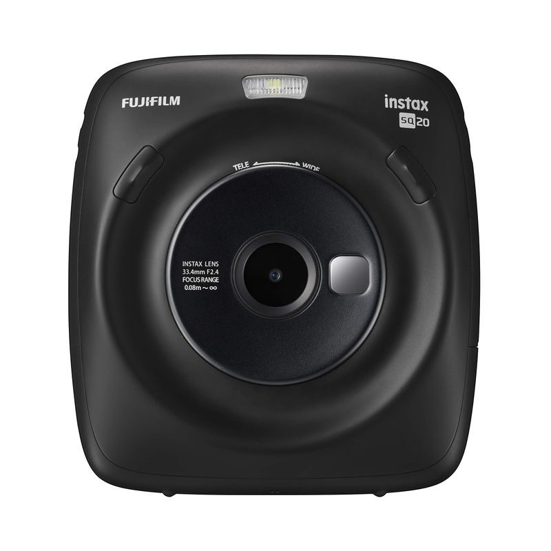 FUJIFILM hybrid instant camera instax SQUARE SQ20 mat black INS SQ 20 BLACK