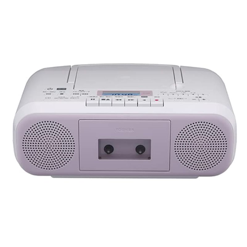 【美品】TOSHIBA CDラジカセ TOSHIBA CDラジオカセットレコーダー TY-CDS8（H） グレー CDラジカセ