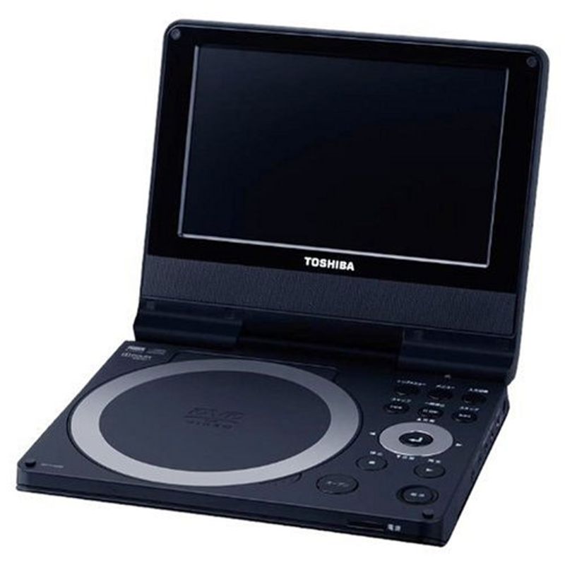 TOSHIBA REGZA 東芝 レグザ ポータブルDVDプレーヤー SD-P75SB