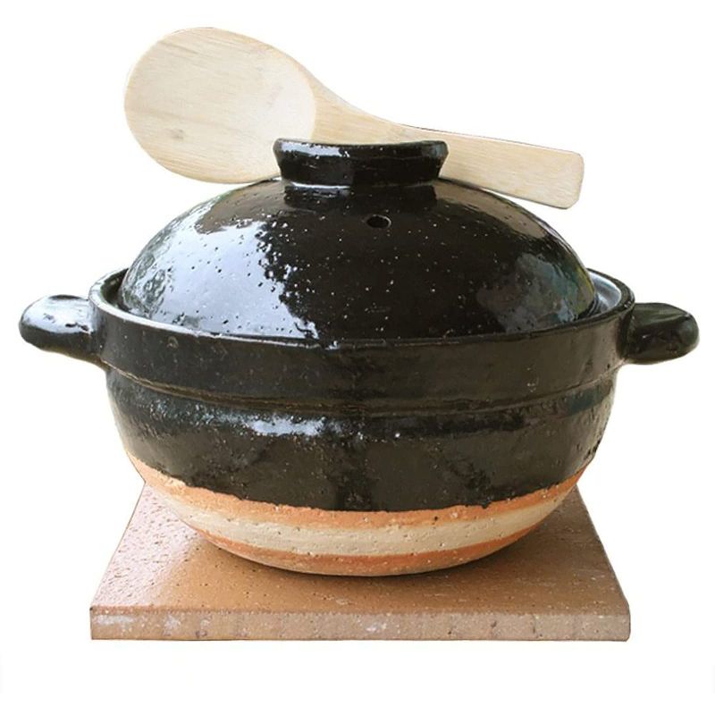 長谷園 かまどさん NCT-03 二合炊き 未使用品 長谷園 長谷園 かまどさん ご飯鍋 二合炊き NCT-03 土鍋 - 最