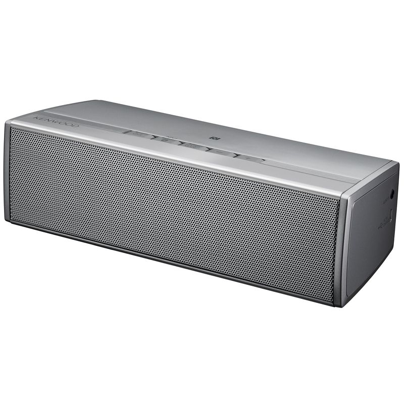 KENWOOD AS-BT77 Bluetooth speaker deep bass /NFC installing / Kenwood silver AS-BT77-S