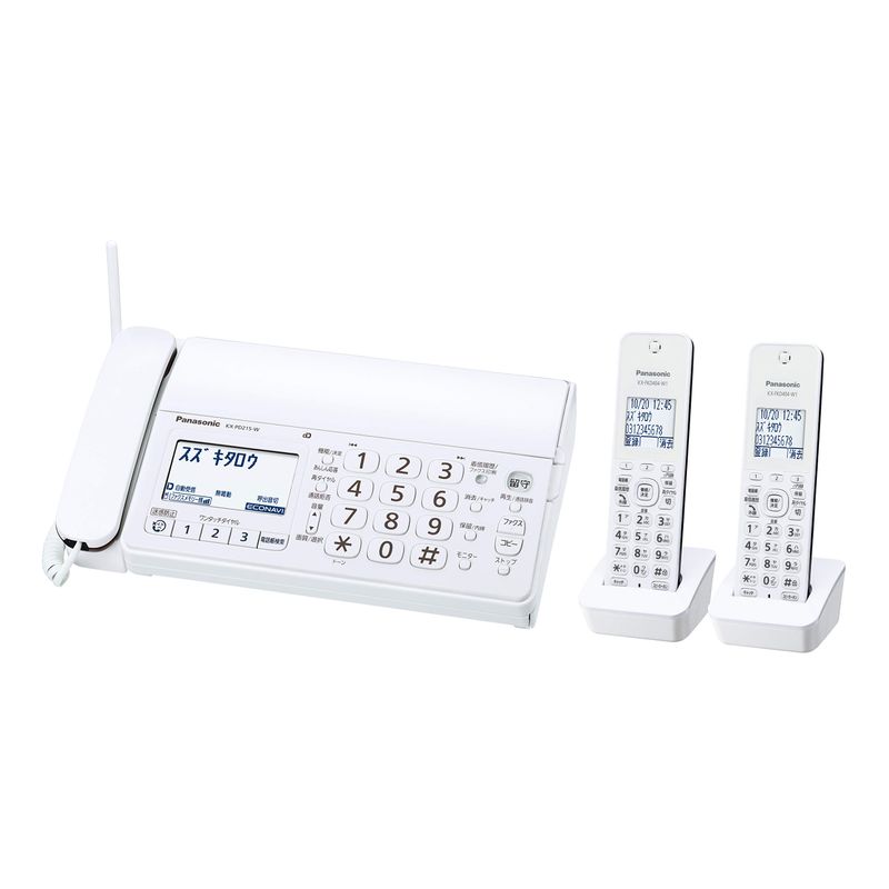 パナソニック おたっくす KX-PD102D-R（ボルドーレッド） FAX - 最安値