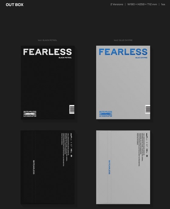 ru*se rough .mLE SSERAFIM 1st Mini album FEARLESS CD ( Korea record )