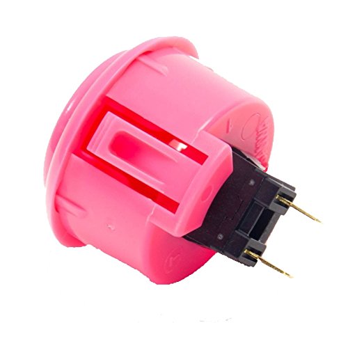  Sanwa electron is me included type pushed . button 30φ pink OBSF-30-P