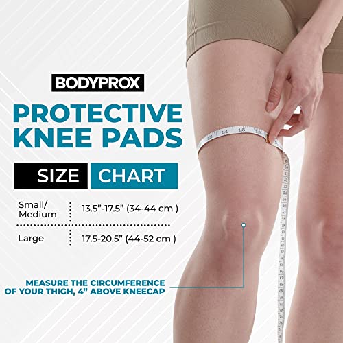 Bodyprox knees for protection pad thick sponge slip prevention clashing prevention knees for sleeve (S/M)
