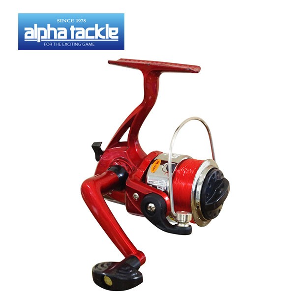 赤いスピニングリール ワカサギ釣り用 アルファタックル ワカサギスピニング（レッド） 釣り ワカサギリール