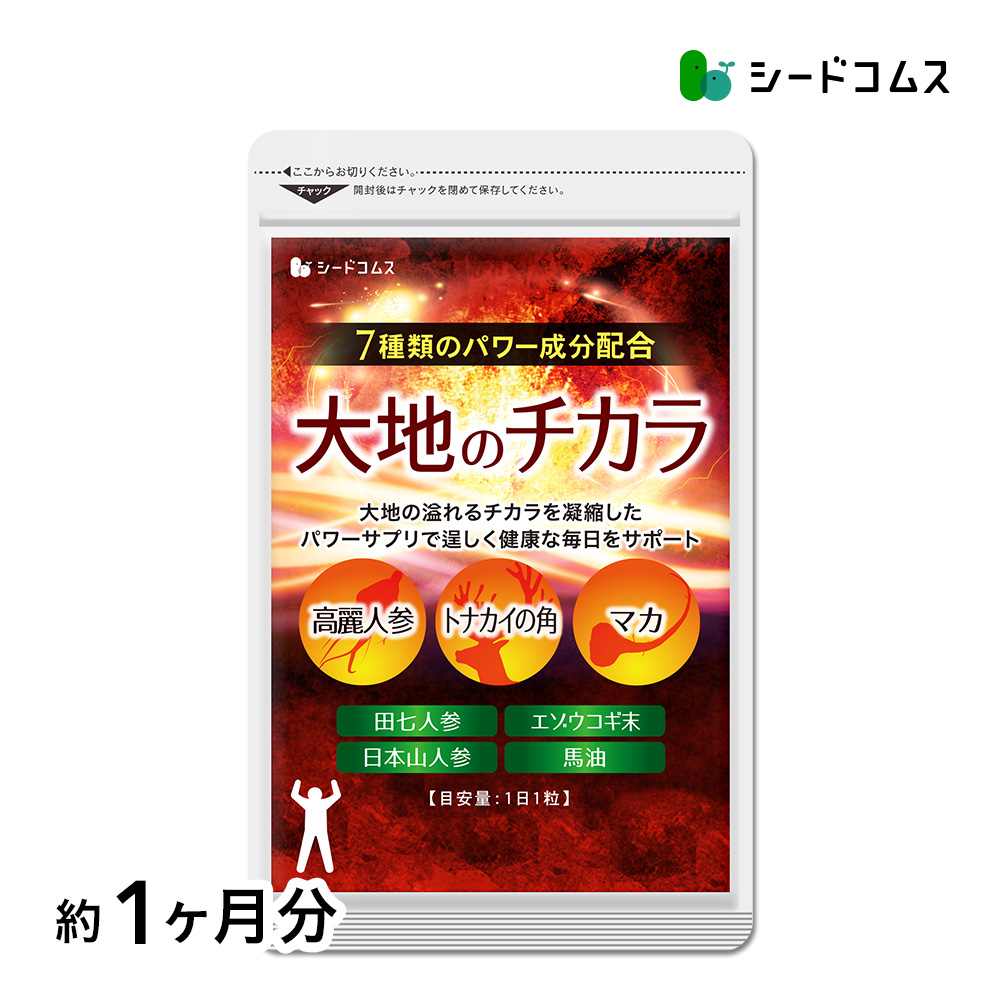 seedcoms シードコムス エフ琉球 大地のチカラ 30粒入 1ヶ月分×1セット 高麗人参の商品画像