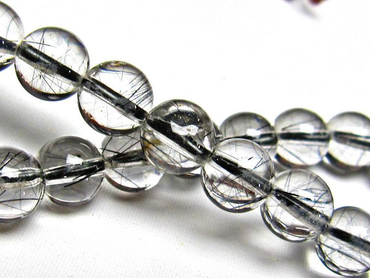 ブラックルチルクォーツ ブレスレット 8mm [H131-106] 3枚目