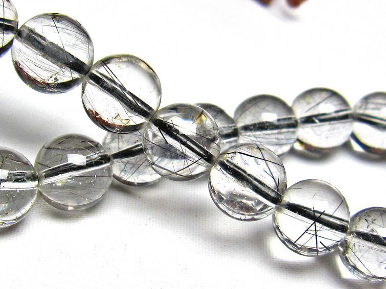 ブラックルチルクォーツ ブレスレット 9mm [H131-112] 3枚目