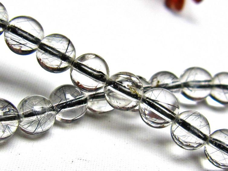 ブラックルチルクォーツ ブレスレット 6mm [H131-12] 3枚目