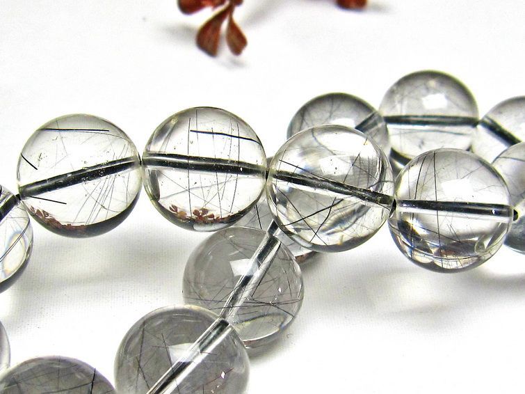 ブラックルチルクォーツ ブレスレット 16mm [H131-145] 3枚目