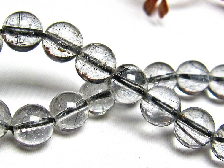 ブラックルチルクォーツ ブレスレット 8mm [H131-48] 3枚目