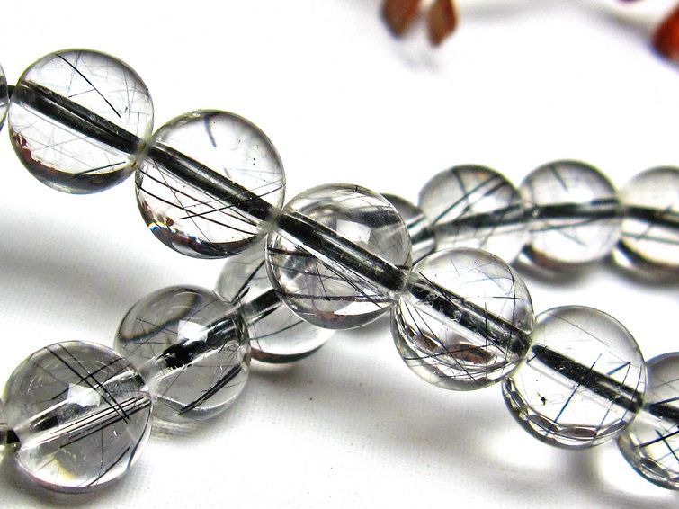 ブラックルチルクォーツ ブレスレット 9mm [H131-56] 3枚目