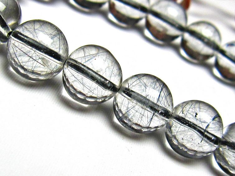 ブラックルチルクォーツ ブレスレット 10mm [H131-63] 2枚目