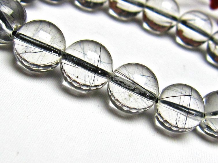 ブラックルチルクォーツ ブレスレット 11mm [H131-70] 2枚目